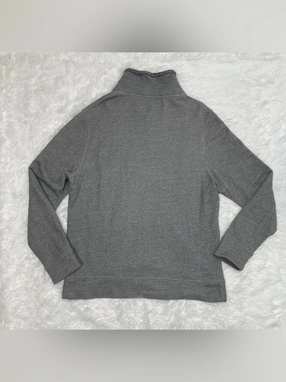 Billy Reid Shiloh Shawl Collar Sweater Men’s Size XL Heather Gray Designer - Picture 2 of 9